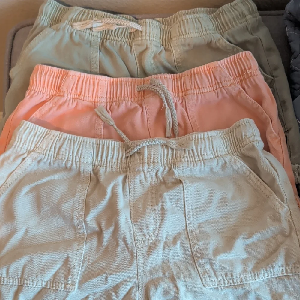 Cat & Jack Kids Shorts - Pink, Blue, Green, Orange Size 10-12 - Picture 2 of 4